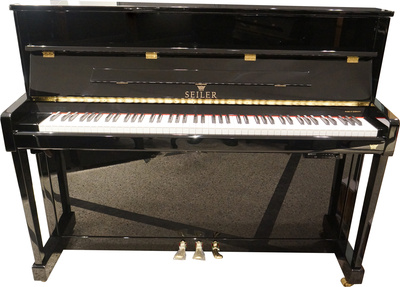 Seiler 116 Ritmo pianinas, juodas pol. Adsilent  
