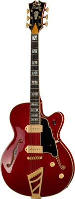 DAngelico Excel 59 Trans Cherry pusiau akustinė gitara