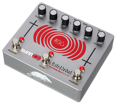 EarthQuaker Devices Sunn O))) Life Pedal V3 Silver distortion pedalas