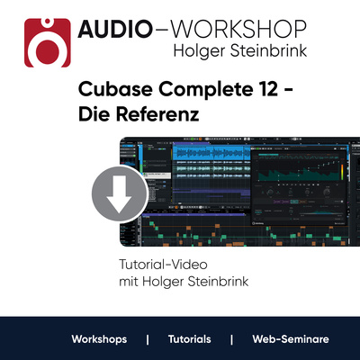 Audio Workshop Cubase Complete 12 mokomasis vaizdo įrašas  