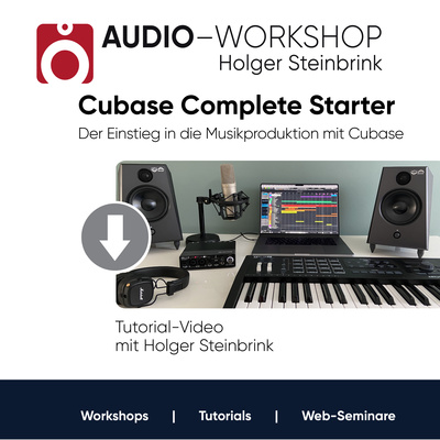 Audio Workshop Cubase Complete Starter studijos mokomasis vaizdo įrašas