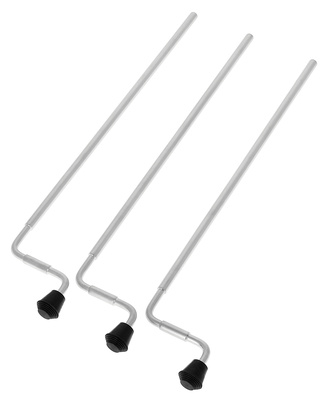 DW Floor Tom Leg Set Satin Chrome tomų kojos