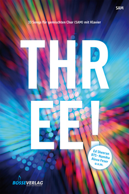 Bosse Verlag Three! vokalinis dainų sąsiuvinis