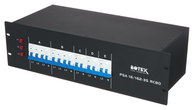 Botex PSA 16/162-3S RCBO Cee galios paskirstytojas