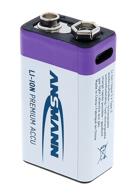 Ansmann 9V Akku USB-C baterija