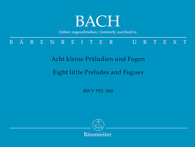 Bärenreiter Bach Acht Präludien und Fugen vargonų literatūra
