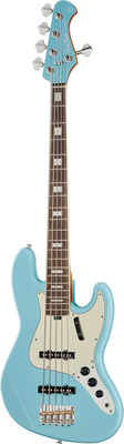 Harley Benton MV-5JB Daphne Blue 5-stygė j-bosinė gitara
