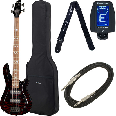 Harley Benton B-450 QTB Progressive S bosinė gitara komplektas