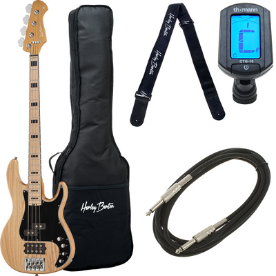 Harley Benton Enhanced MP-4MN Natural 4-stygė p-bosinė gitara  