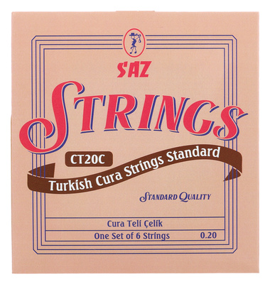 Saz CT20C Cura standartinės stygos