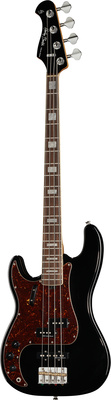 Harley Benton MV-4PJ LH Black bosinė gitara