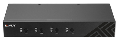 Lindy 4 Port KM Switch kompiuterių priedas