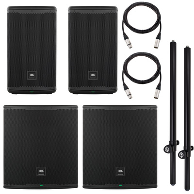 JBL EON710/718S Power Bundle aktyvių garsiakalbių rinkinys