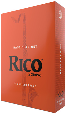 DAddario Woodwinds Rico Bass Clarinet 3.0 bosinio klarneto liežuvėliai