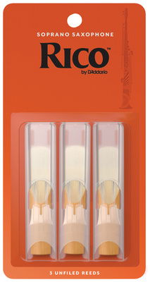 DAddario Woodwinds Rico Soprano Sax 3.0 liežuvėliai (3 vnt.)