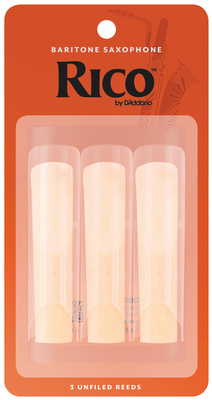 DAddario Woodwinds Rico Baritone Sax 1.5 3-Pack baritono saksofono liežuvėliai  