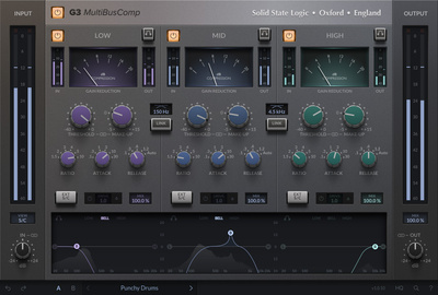 SSL G3 MultiBusComp garso efektų procesorius