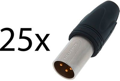Neutrik NC3 MXX-HD 25x 3-pin XLR jungtis (vyriška/moteriška)