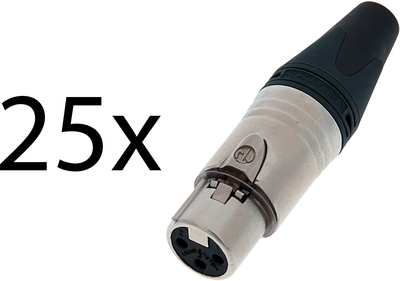 Neutrik NC3 FXX-HD 25x 3-pin XLR jungtis (moteriška)