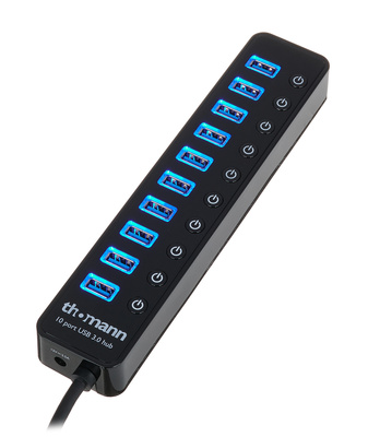 Thomann 10 Port USB 3.0 Hub šakotuvas