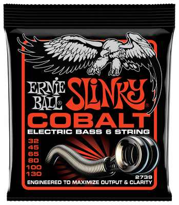 Ernie Ball Slinky Cobalt 6-String elektrinės bosinės gitaros stygos