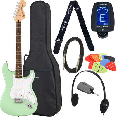 Squier Affinity Strat Laurel S elektrinės gitaros komplektas