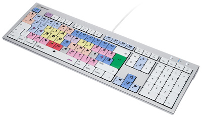 Logickeyboard ALBA Avid Media Compos. UK Mac klaviatūra