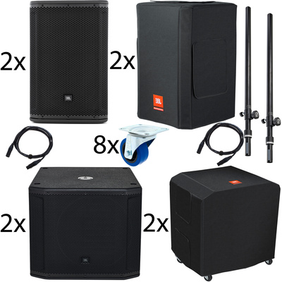 JBL SRX 812P/818SP Power Bundle garso sistema