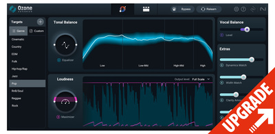 iZotope Ozone 11 Adv UG Ozone 9/10 Adv programinės įrangos atnaujinimas  