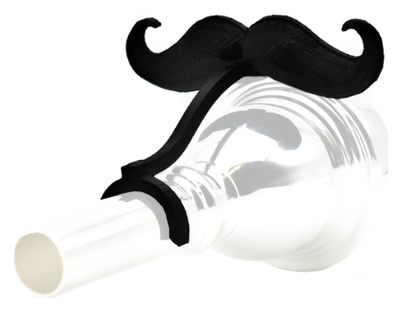 Brasstache Mustache Clip tūbai