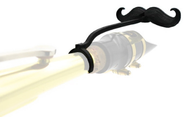 Brasstache Mustache Clip alto saksofonui