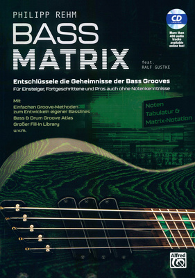 Alfred Music Publishing Bass Matrix bosinės gitaros literatūra