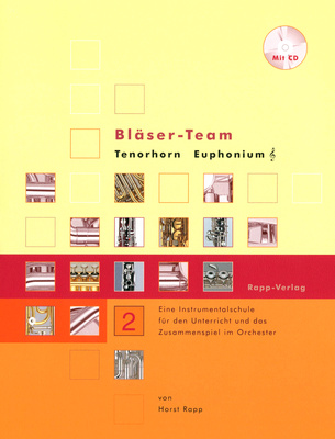 Horst Rapp Verlag Bläser-Team 2 Tenor Horn mokomoji literatūra saxhornui