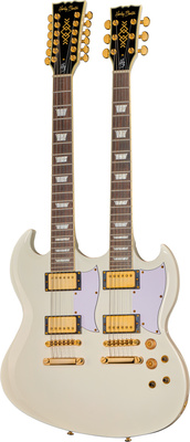 Harley Benton DC-Custom II 612 White elektrinė gitara