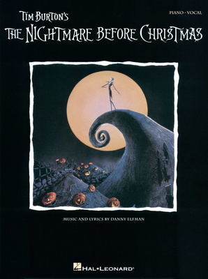 Hal Leonard Nightmare Before Christmas fortepijono dainų knyga