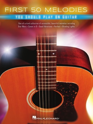 Hal Leonard First 50 Melodies Guitar akustinės gitaros dainų knyga