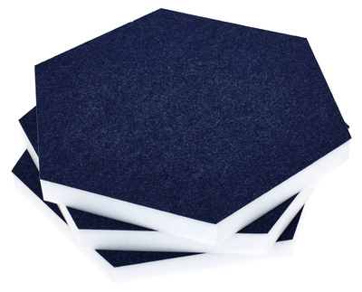 t.akustik Hexagon Melamine Dark Blue 25 plačiajuostis akustinis absorbuotojas