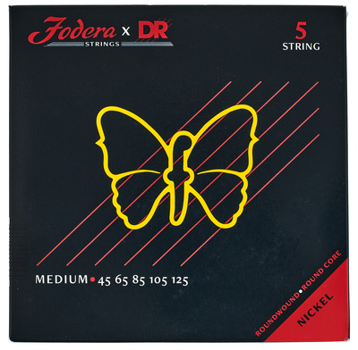 Fodera x DR 5-String Set Medium NI elektrinės bosinės gitaros stygos