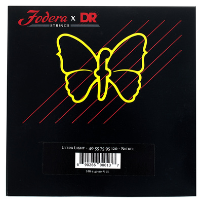Fodera x DR 5-String Set Ultralight N elektrinės bosinės gitaros stygos