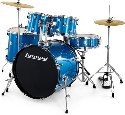 Ludwig Accent Drive 5pc Blue akustinis būgnų komplektas