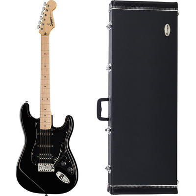 Squier Sonic Strat HSS Black komplektas elektrinė gitara  