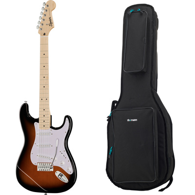 Squier Sonic Strat MN 2TSB elektrinė gitara paketas