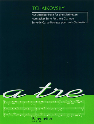 Bärenreiter Tschaikowsky Nussknacker klarneto literatūra