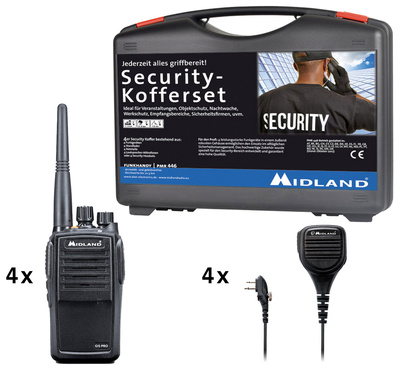 Midland G15 Pro Case Set 4 MA 25 radijo stotelių komplektas