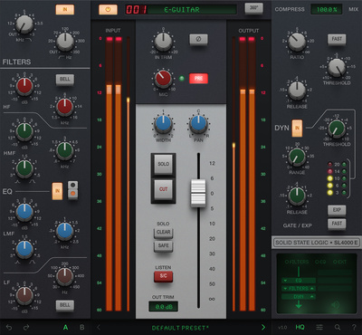 SSL 4K E garso efektų programinė įranga