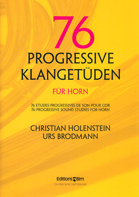 Editions Bim 76 progressive Klangetüden papildoma literatūra valtornai