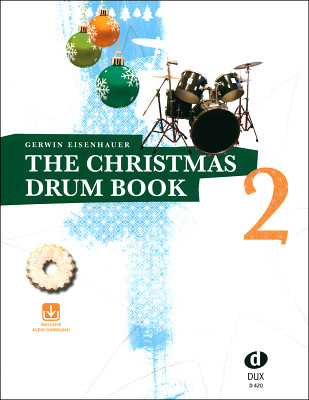 Edition Dux The Christmas Drum Book 2 mušamųjų instrumentų natų sąsiuvinis