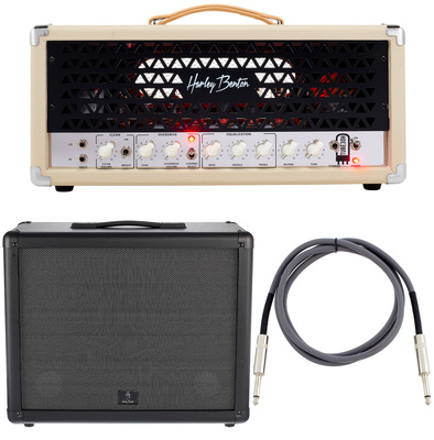 Harley Benton TUBE30 & G112 lempinis gitarų stiprintuvas