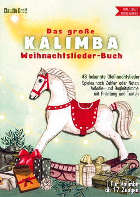 Claudia Groß Kalimba Weihnachtsliederbuch mušamųjų instrumentų dainų knyga  