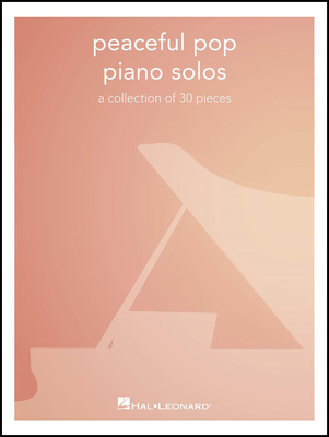 Hal Leonard Peaceful Pop Piano Solos pianinų dainų knyga